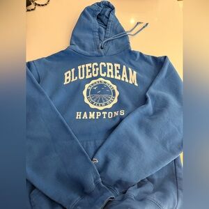 Blue & Cream Hamptons Hoodie Men’s XS Great Condition